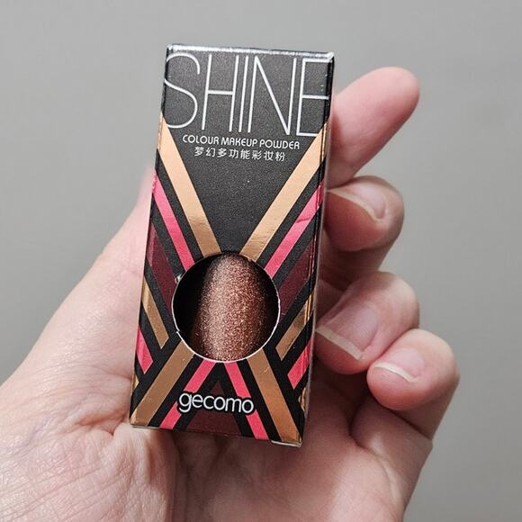 Gecomo Shine Color Makeup Powder FLASHING #04 Bronze ~ Dreamlike MultiFunctional - Picture 7 of 12